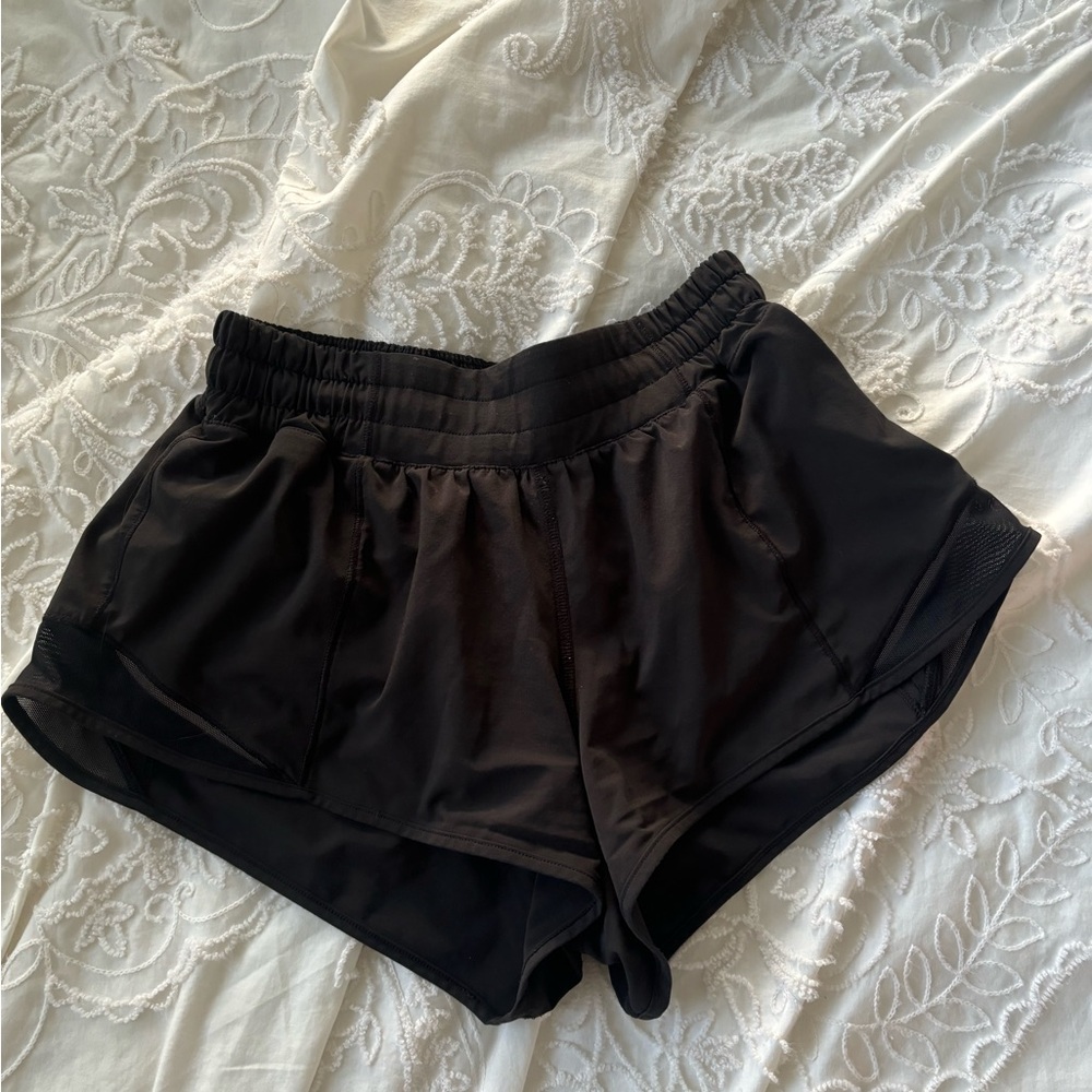 Black Lululemon Athletic Shorts